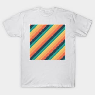 Striped - Tumblr Sunset T-Shirt